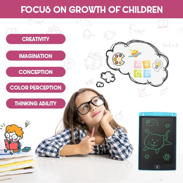 8.5 Inch Multicolor Writing Pad Lcd Tablet For Kids (random Color )
