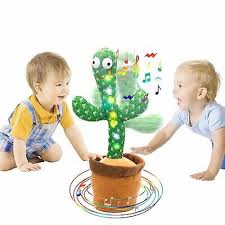 Dancing Cactus Toy: Rechargeable Talking Singing Cactus Toy for Kids