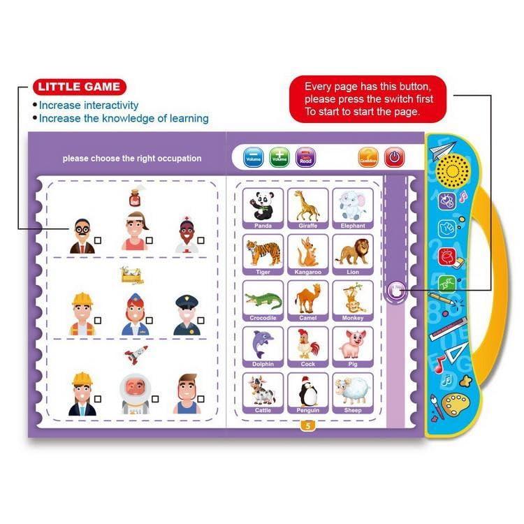 E Book for Kids Early Education Educational Toys | Intelligence Book for Kids
