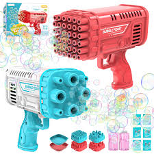 36-Hole Bubble Gun Bazooka for Kids | Automatic Bubble Blower Toy Machine | Colorful Bulbulay Maker Gift for Boys & Girls (3–12 Years)
